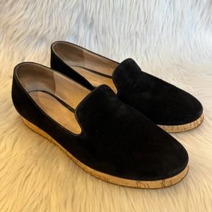 Gianvito Rossi Black Suede Loafers